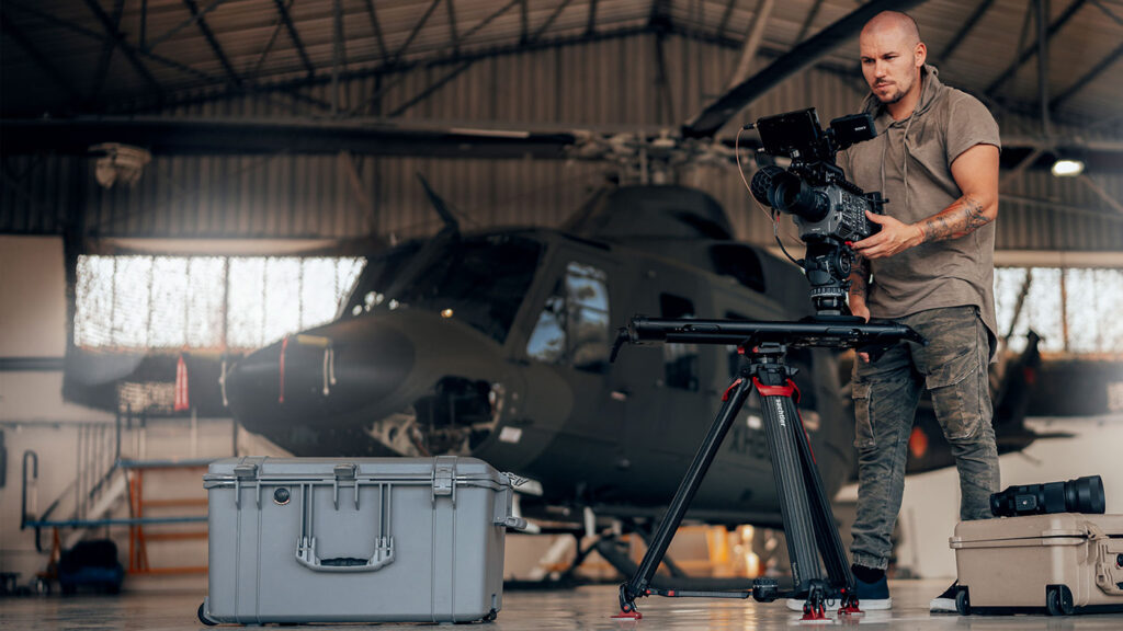 Sachtler aktiv on set