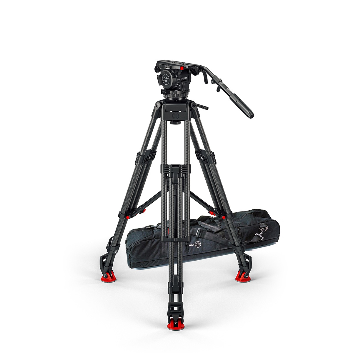 Sachtler Cine 2000 K Short Single Stage Aluminum Tripod Legs with a 150mm Bowl, Maximum Load 110 New Sachtler Cine 2000K Short (Baby) Aluminum Tripod Legs 150mm