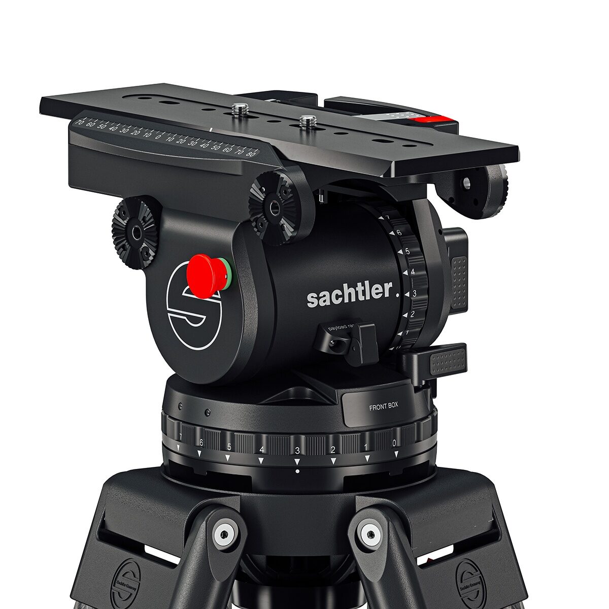 Sachtler System Cine 30 with Fluid Head, EFP 2 CF Carbon Fibre Tripod with Mid-level Spreader