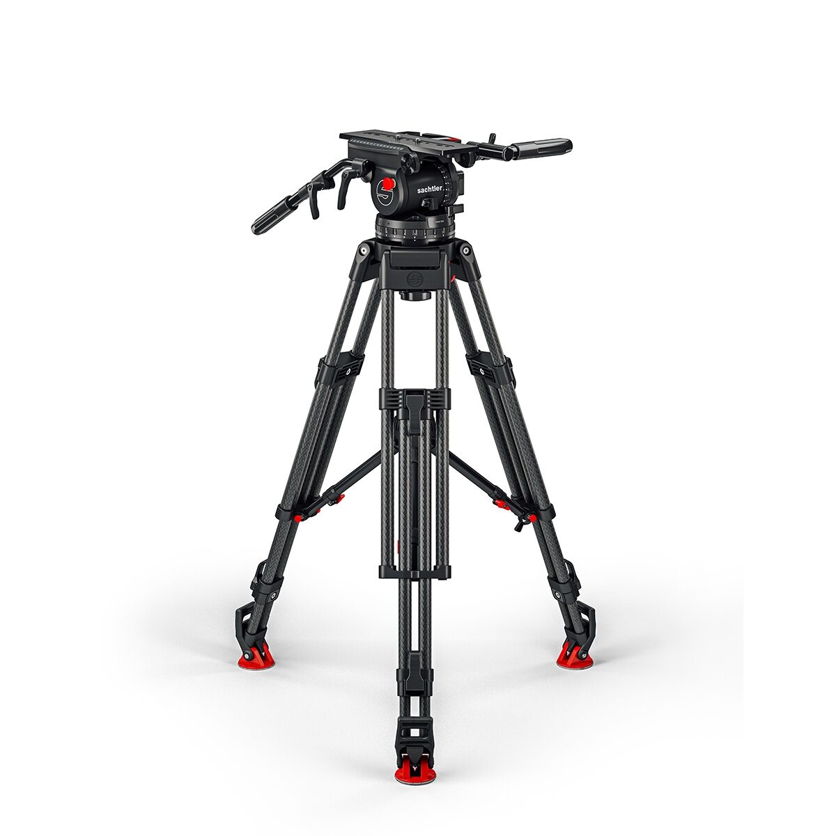 Sachtler System Cine 30 with Fluid Head, EFP 2 CF Carbon Fibre Tripod with Mid-level Spreader
