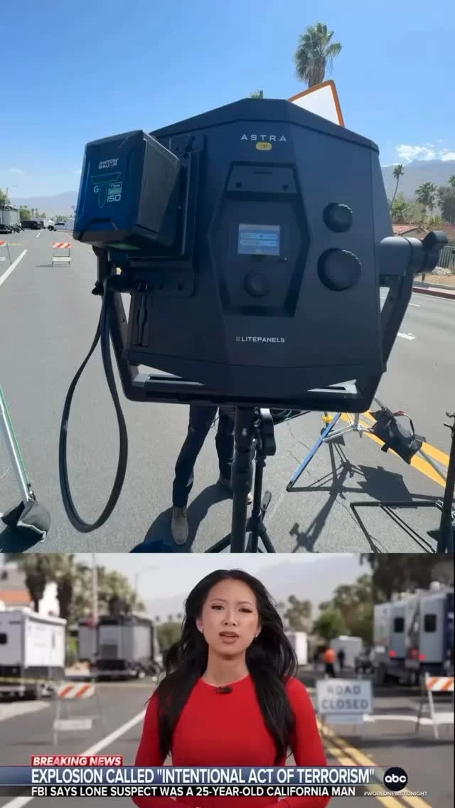 From floods to fires, blizzards to torrential rain — this tripod never quits.

“It’s difficult to sum up all the good things about my Sachtler tripod. It’s light, nimble, and yet tough as nails. I’ve had mine for 4 years now, and it’s been through everything with me: floods, fires, blizzards, torrential rain — the durability is incredible, and the ease and speed of use is unmatched. It checks all the boxes I need in a tripod and is essential to my kit.”

Joey Ybarra - Network News DP

Light. Tough. Unstoppable.

5/18/25 || Palm Springs Explosion
On Air: @missjaclynlee
Producer: @timmytusa
Show: @abcworldnewstonight

#broadcast #newscrew #tvnews